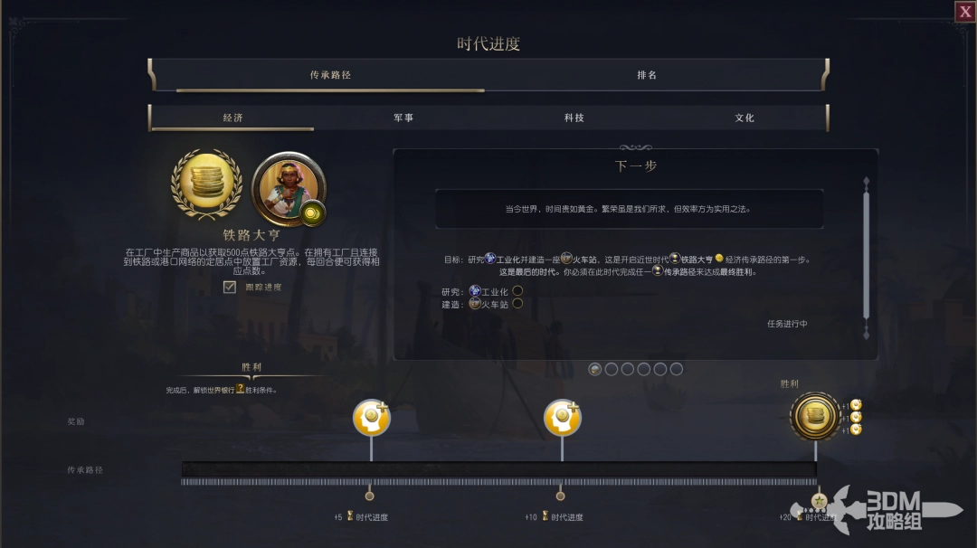 文明7經(jīng)濟建設(shè)傳承不同時代目標(biāo)介紹
