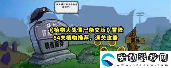 植物大戰(zhàn)僵尸雜交版冒險(xiǎn)64關(guān)怎么放置植物