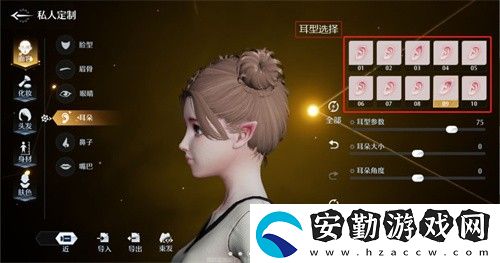 諾亞之心怎么捏臉
