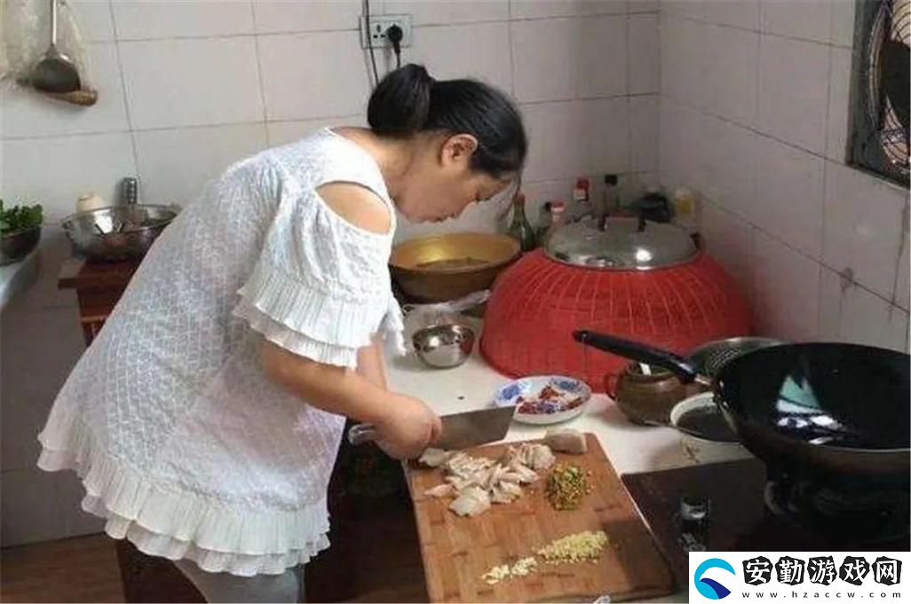 內(nèi)容溫暖老趙抱著兒媳在廚房做飯