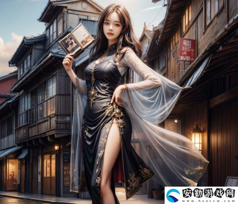 美國勝利日上的中國女孩