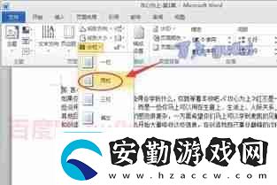 Word分欄后如何添加分隔線Word文檔分欄添加分隔線方法