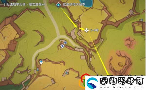 熔巖游像刷取路線