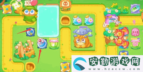 保衛(wèi)蘿卜4綠野奇緣第50關怎么玩