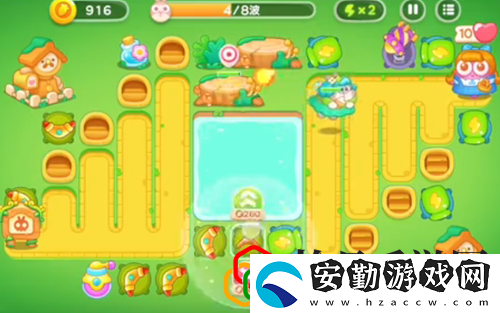 保衛(wèi)蘿卜4綠野奇緣第44關(guān)怎么玩