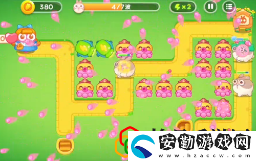 保衛(wèi)蘿卜4綠野奇緣第43關(guān)怎么玩