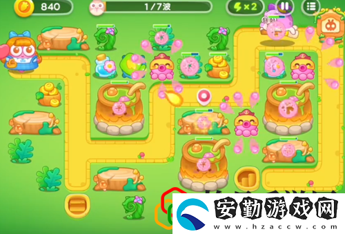 保衛(wèi)蘿卜4綠野奇緣第43關(guān)怎么玩