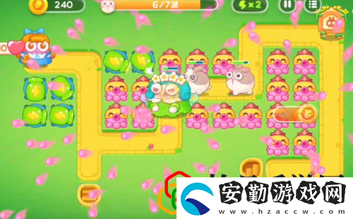 保衛(wèi)蘿卜4綠野奇緣第43關(guān)怎么玩