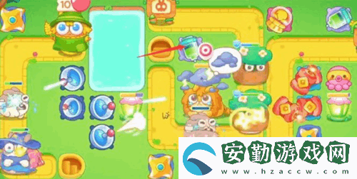 保衛(wèi)蘿卜4綠野奇緣第50關怎么玩