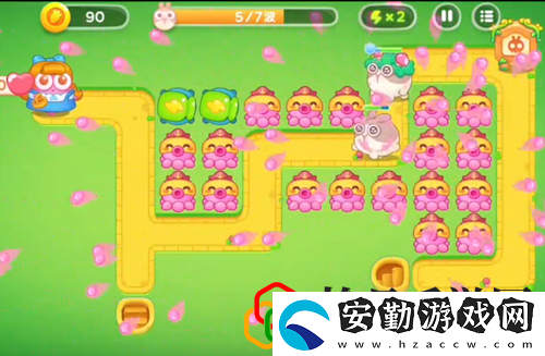 保衛(wèi)蘿卜4綠野奇緣第43關(guān)怎么玩