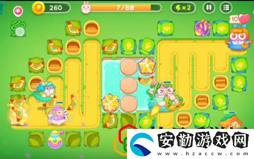 保衛(wèi)蘿卜4綠野奇緣第44關(guān)怎么玩