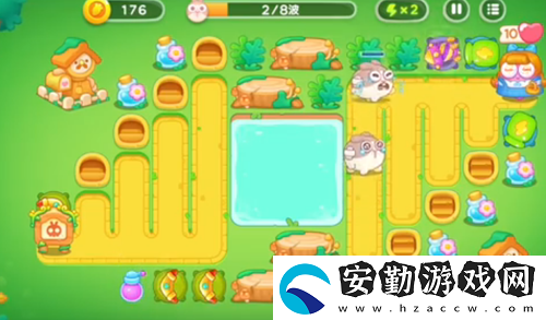 保衛(wèi)蘿卜4綠野奇緣第44關(guān)怎么玩
