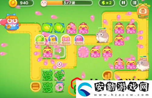 保衛(wèi)蘿卜4綠野奇緣第43關(guān)怎么玩