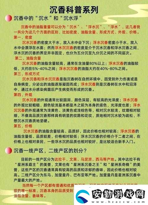 沉香產(chǎn)區(qū)有無一線二線的區(qū)分