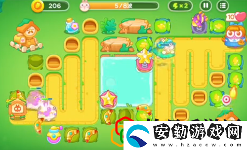 保衛(wèi)蘿卜4綠野奇緣第44關(guān)怎么玩