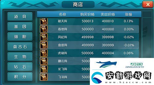 達(dá)爾文進(jìn)化島陣法介紹