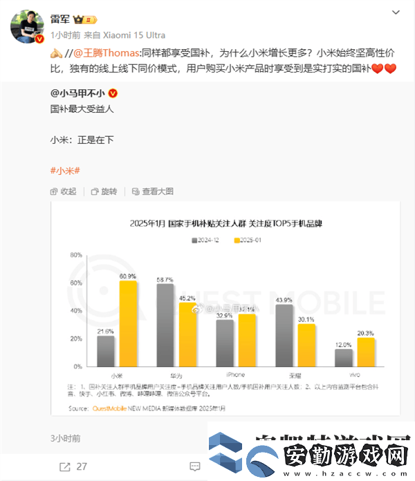 小米國補(bǔ)關(guān)注度登頂！王騰揭秘