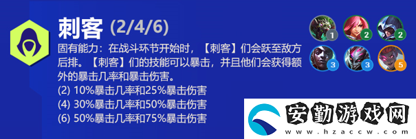 云頂之弈卡特琳娜s6出裝、技能、羈絆介紹