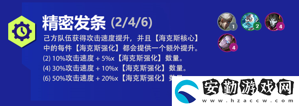 云頂之弈發(fā)條s6出裝、技能、羈絆介紹