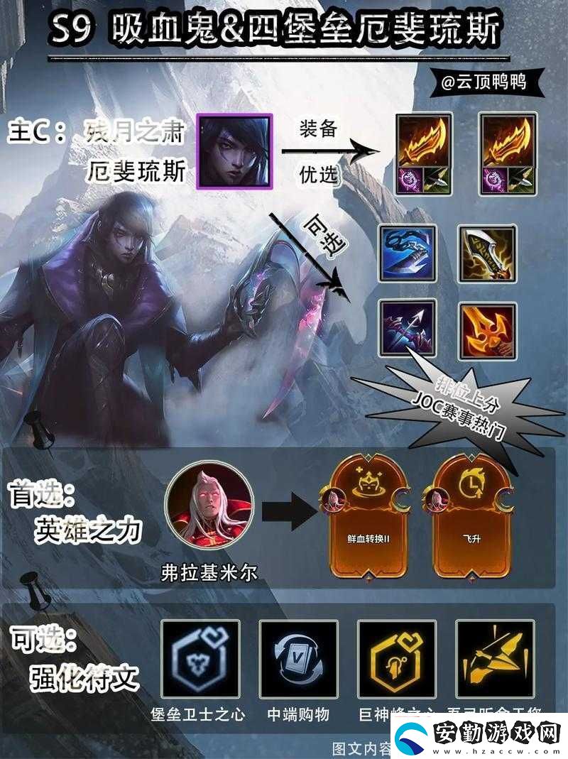 云頂之弈月男厄斐琉斯封神指南！一回合12殺的超強(qiáng)套路公開