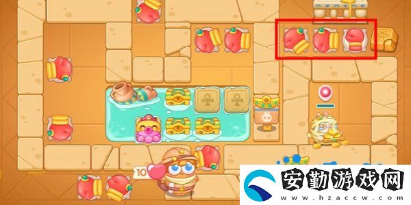 保衛(wèi)蘿卜4法老歸來第107關(guān)怎么過