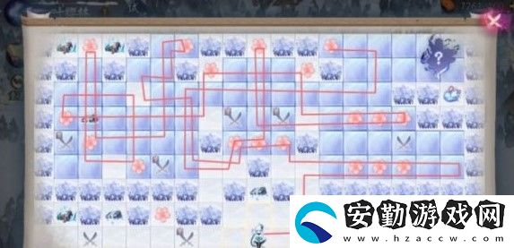 陰陽師一葉櫻林路線圖