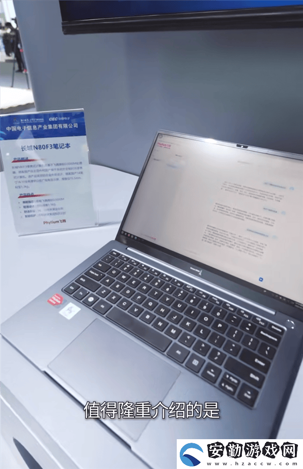 飛騰D3000M筆記本CPU亮相數(shù)字中國峰會(huì)